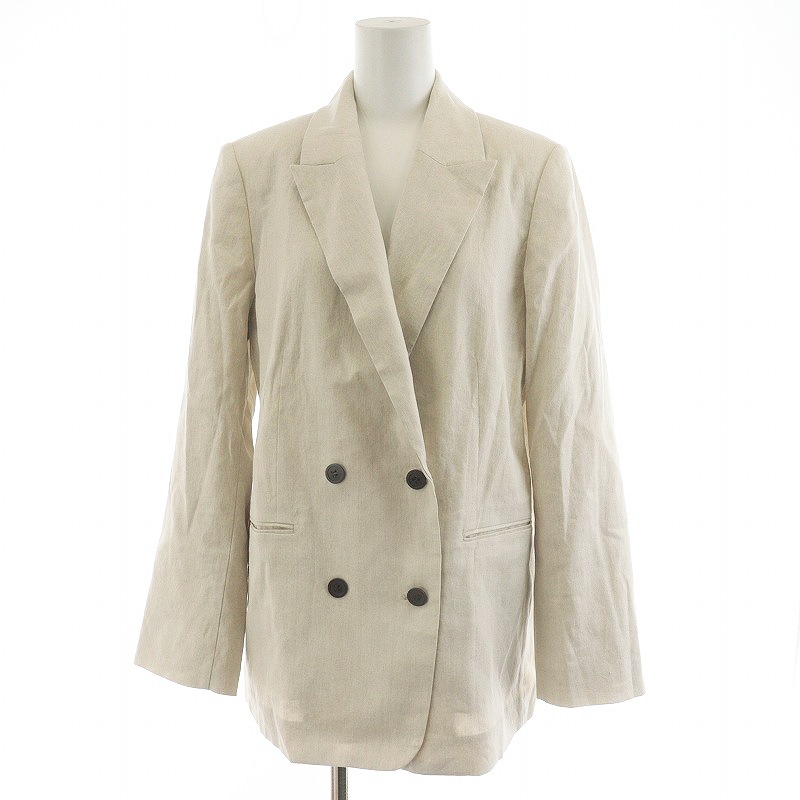 イエナ IENA 23SS LINEN COTTONストレッチジャケット テーラード  