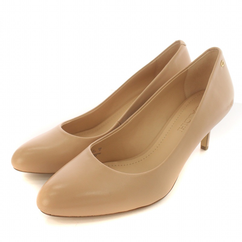 コーチ COACH YUMI 60 LTR PUMP パンプス アーモンドトゥ ピンヒール