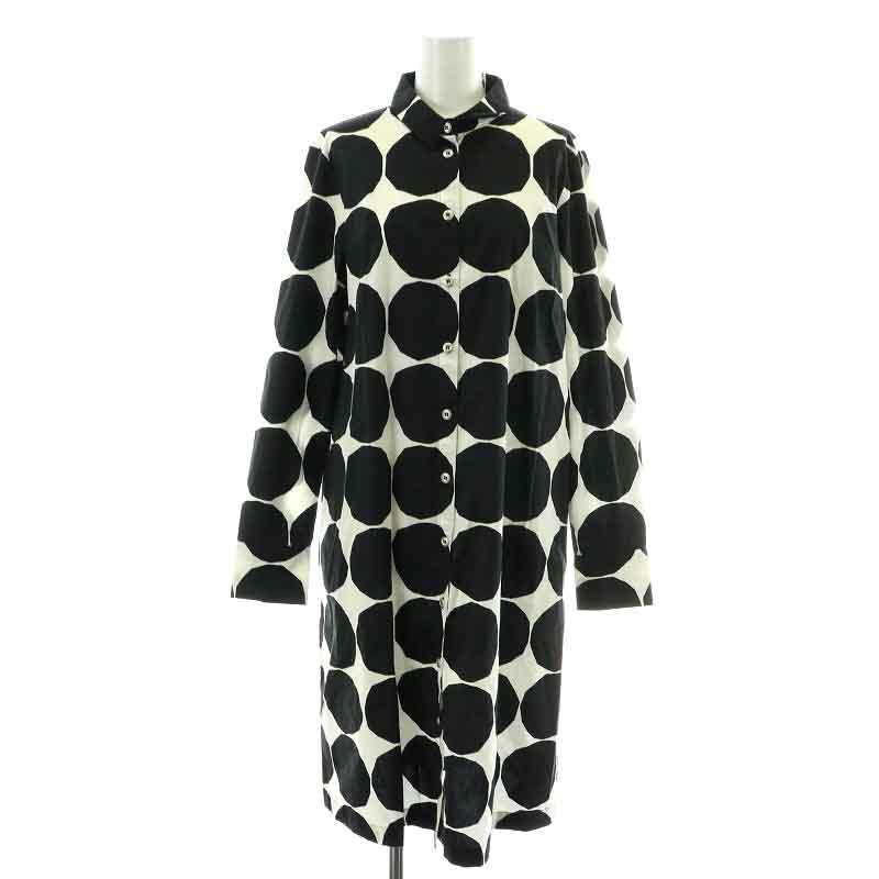 マリメッコ marimekko キヴェット KIVET シャツワンピース ひざ丈  