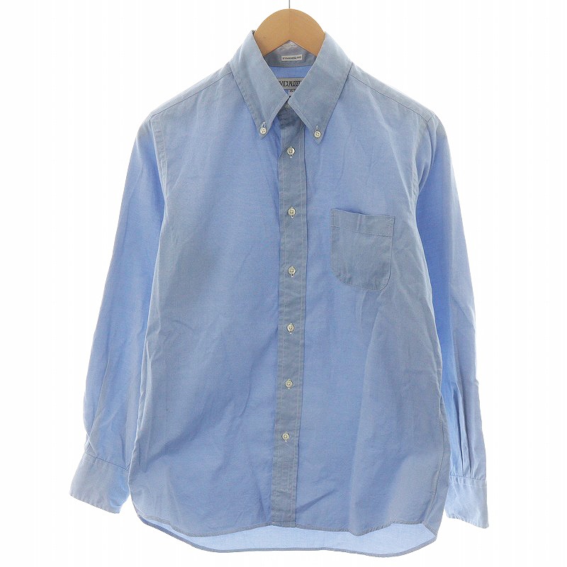 INDIVIDUALIZED SHIRTS 水色 長袖シャツ 15-32