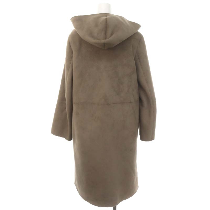 Demi-Luxe BEAMS フード付き エコムートンコート