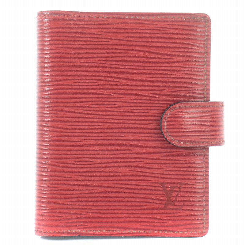 ルイヴィトン LOUIS VUITTON エピ カードケース 赤 ルイヴィトン LOUIS