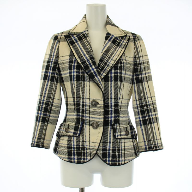 バーバリーブルーレーベル BURBERRY BLUE LABEL テーラードジャケット 