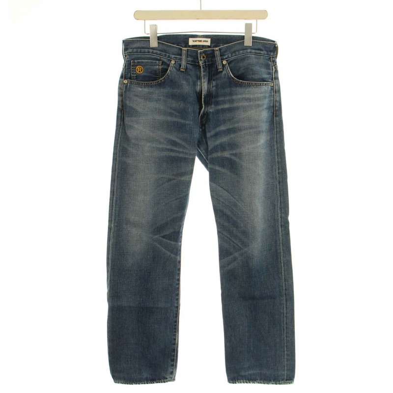 アベイシングエイプ A BATHING APE デニムパンツ ジーンズ ジップ  