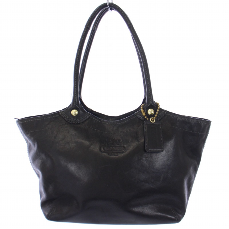 コーチ COACH ブリーカー トートバッグ ハンドバッグ 裏地チェック柄  