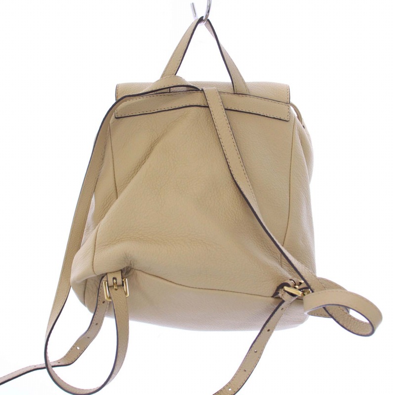 フルラ FURLA ミニリュックサック デイバッグ レザー ベージュ /BM 