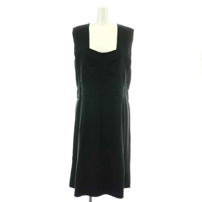 クロエ CHLOE ワンピース ひざ丈 フレア ノースリーブ スクエアネック  