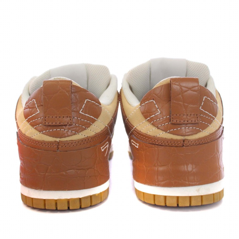 ナイキ NIKE WMNS Dunk Low Disrupt 2 Brown Croc Mineral Clay 