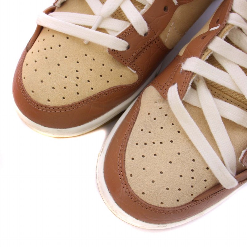 ナイキ NIKE WMNS Dunk Low Disrupt 2 Brown Croc Mineral Clay 