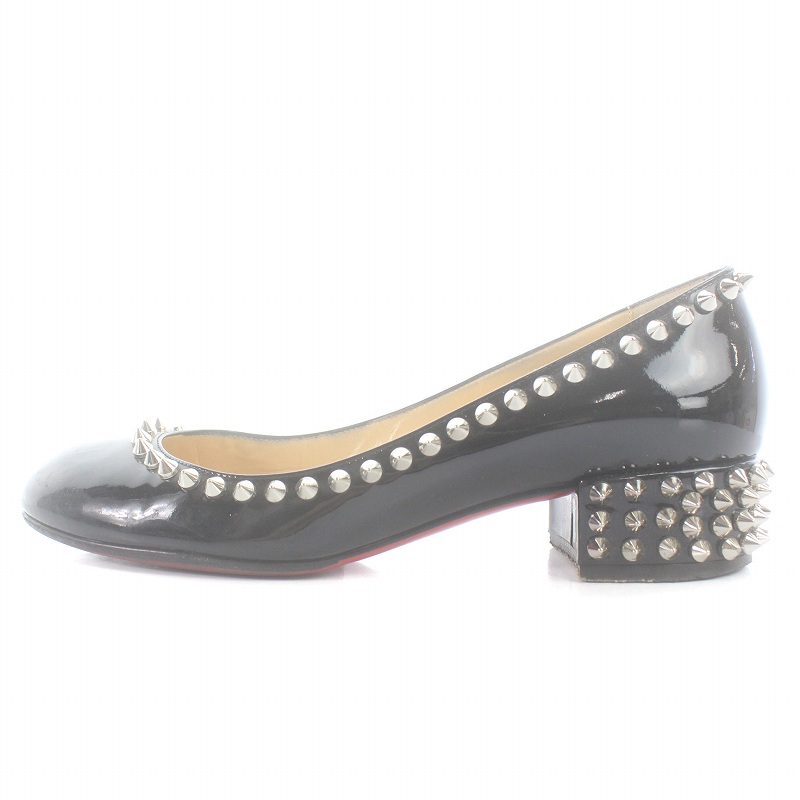 クリスチャンルブタン Christian louboutin パンプス ラウンドトゥ  
