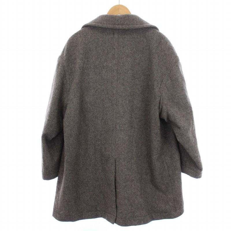 ヨーク YOKE OVERSIZED DOUBLE BREAST HALF COAT チェスターコート  