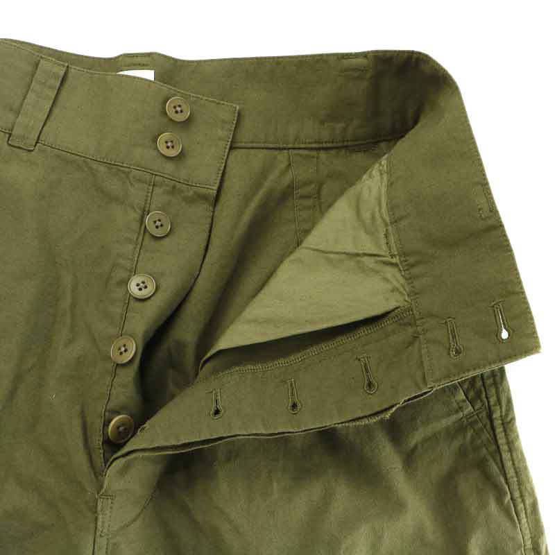 イエナ IENA LA BOUCLE 21SS バックサテンカーゴパンツ ボタン