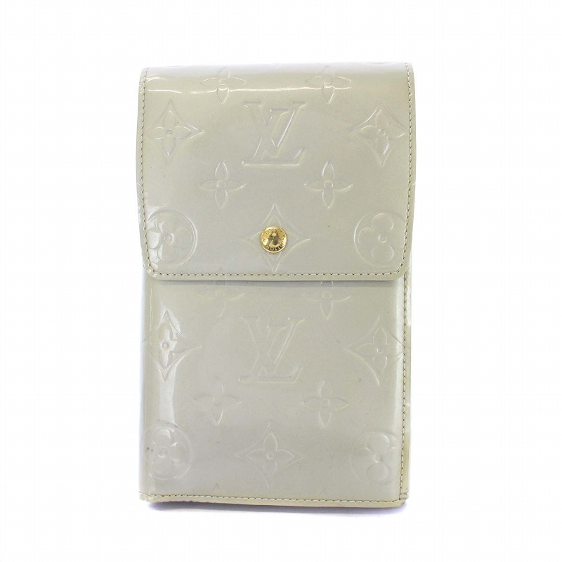 ルイヴィトン LOUIS VUITTON モノグラム ヴェルニ ウォーカー 三つ折り 