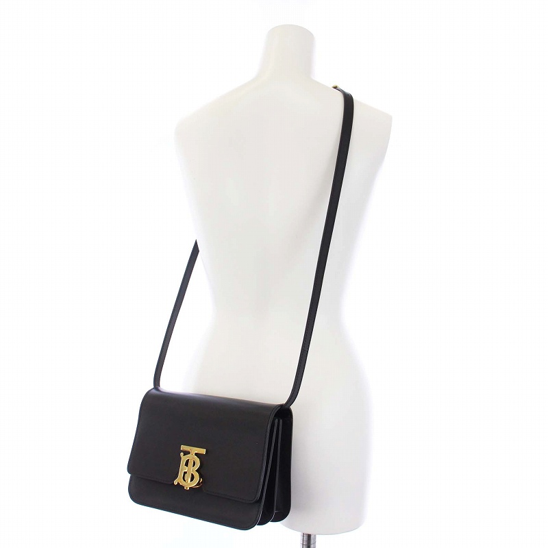 バーバリー BURBERRY TB BAG SMALL ショルダーバッグ ゴールド金具 
