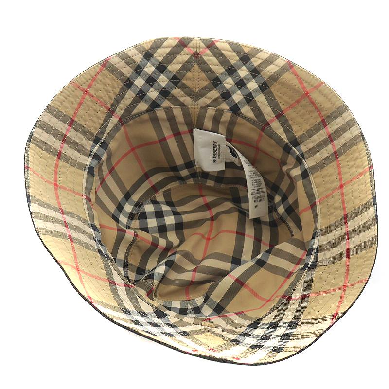 BURBERRY バケットハットM ノバチェック BURBERRY(バーバリー) チェックバケットハット8057102 8057102