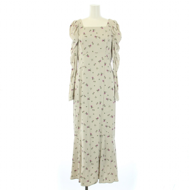 スクエアネック ファッション COCO DEAL 花柄ロングワンピース