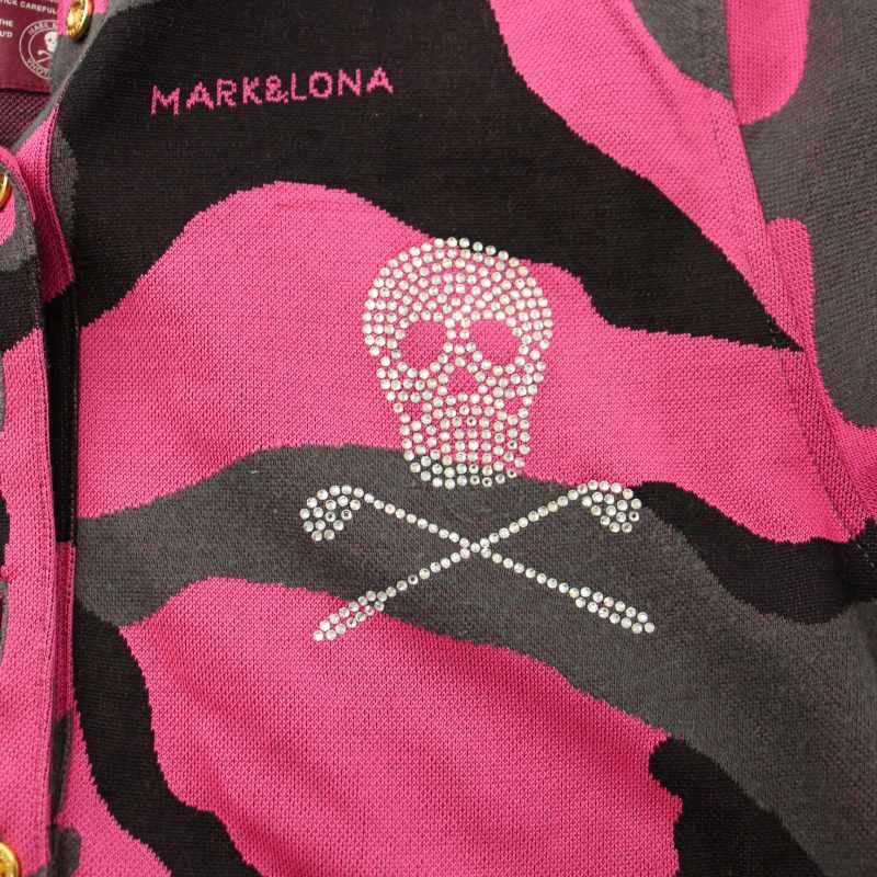 マーク＆ロナ MARK&LONA ゴルフウェア ポロシャツ 半袖 カモフラ 迷彩
