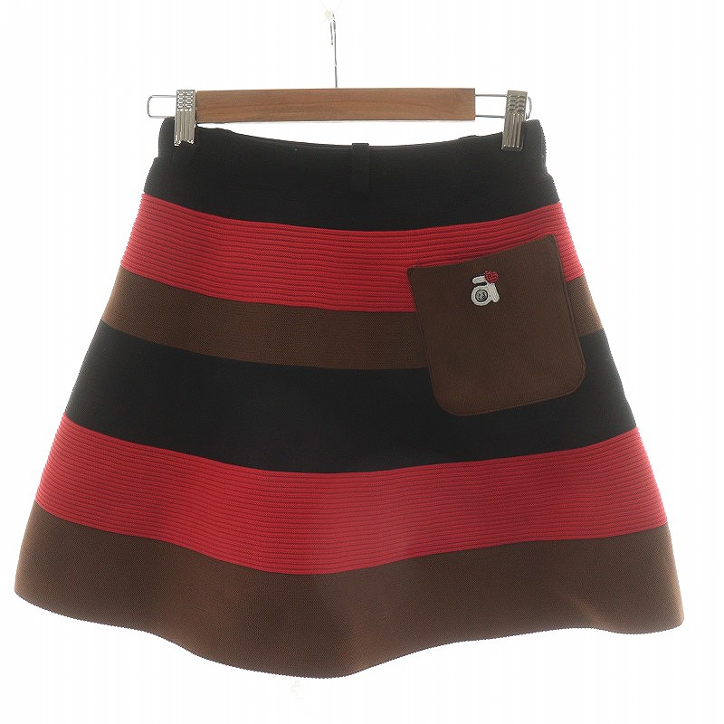 【新品】archivio アルチビオ レディース ゴルフスカート ボーダー38 新品】archivio アルチビオ レディース ゴルフスカート ボーダー