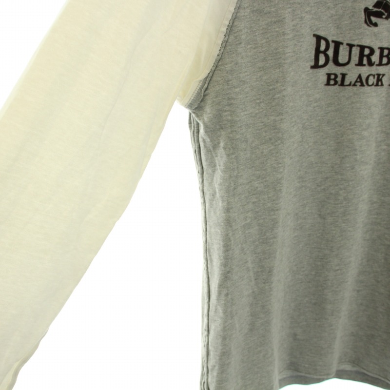 Burberry Black Label ラグランTシャツ MADE IN JAPAN製 BURBERRY BLACK LABEL 半袖ラグランTシャツ