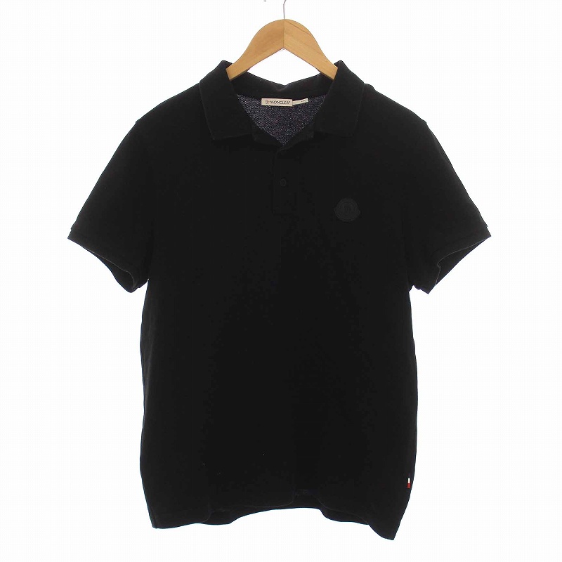 モンクレール MONCLER MAGLIA POLO MANICA CORTA ポロシャツ 半袖 M 黒 