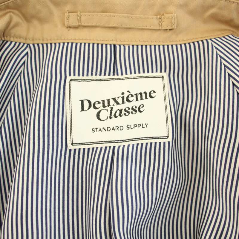 ドゥーズィエムクラス DEUXIEME CLASSE ギャバトレンチコート