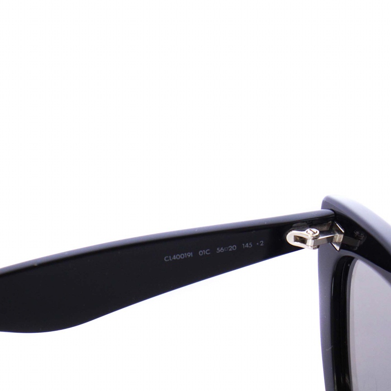 セリーヌ CELINE Sunglasses サングラス 黒縁 56□20 145 ブラック