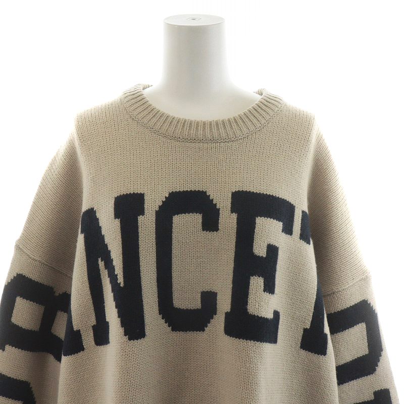 スピック&スパン Spick&Span 23AW 追加 ビッグロゴニット スピック&スパン Spick&Span 23AW 追加 ビッグロゴニット