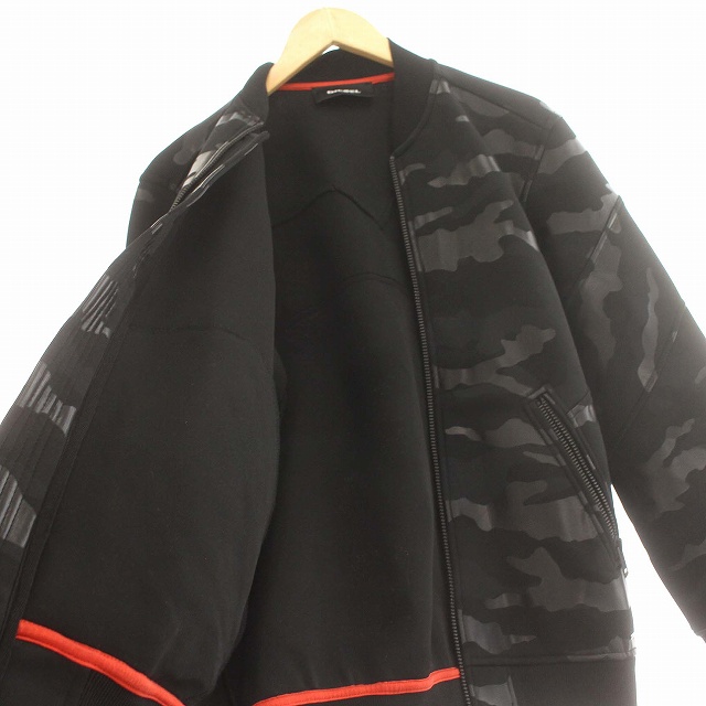 ディーゼル DIESEL ボンディング素材 MA-1 迷彩 ジャケット ブルゾン