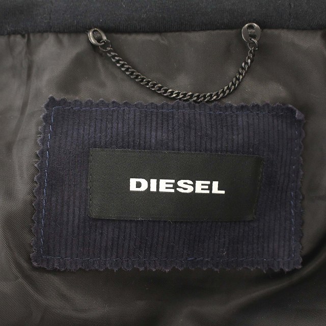 ディーゼル DIESEL 山羊革 レザー スエード フード ジャケット