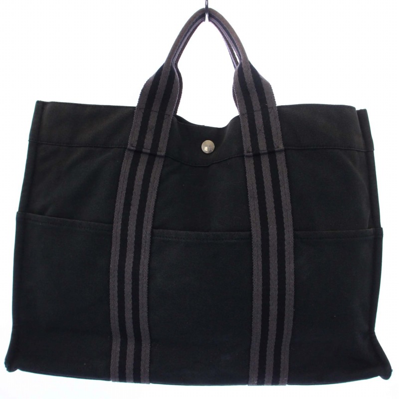 エルメス HERMES フールトゥPM トートバッグ ハンドバッグ キャンバス  