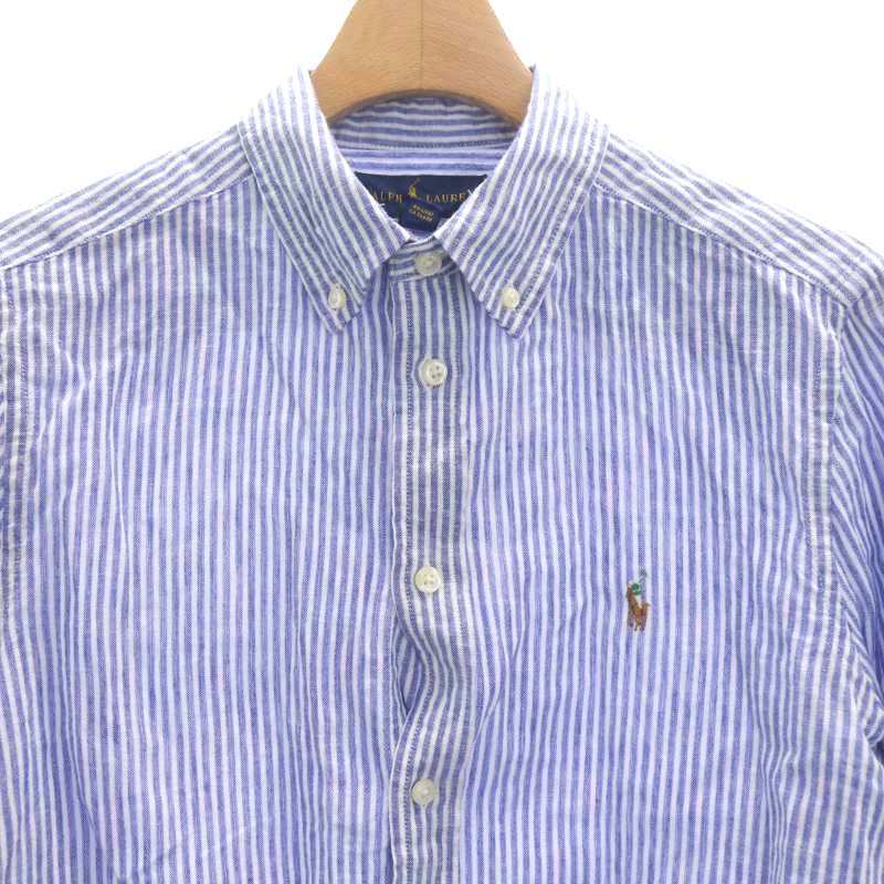 ラルフローレン RALPH LAUREN シャツ 長袖 前開き ストライプ