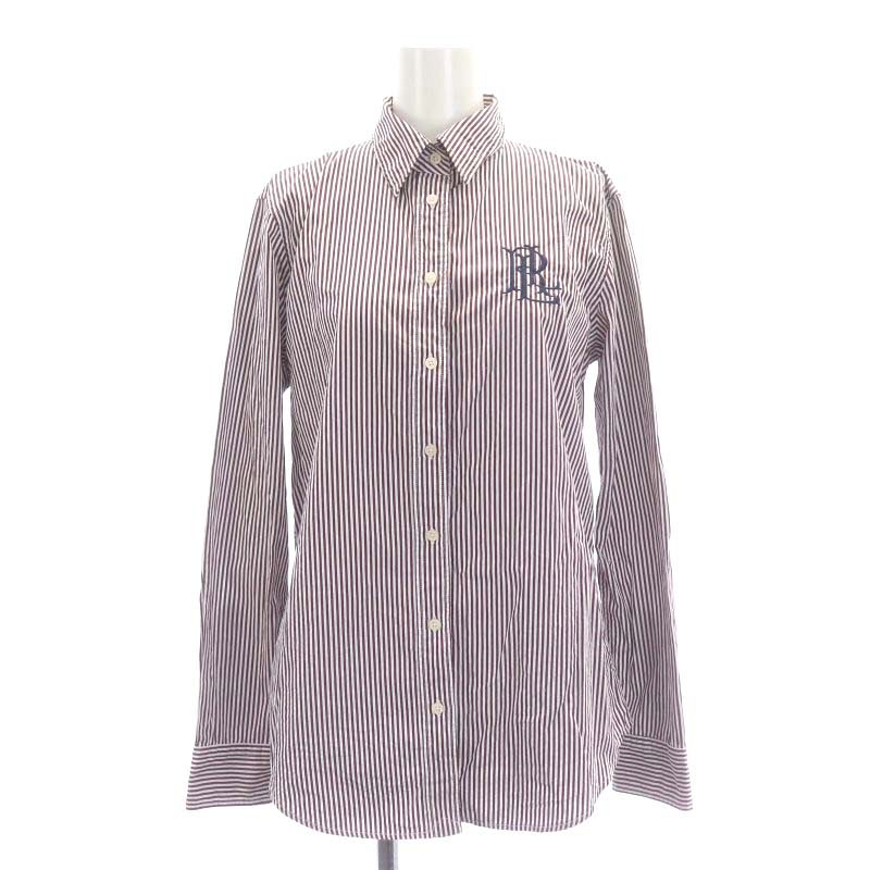 Ralph Lauren 160 女の子　ホワイト シャツ ラルフローレン RALPH LAUREN ストライプ シャツ ブラウス 4 160⁄88A