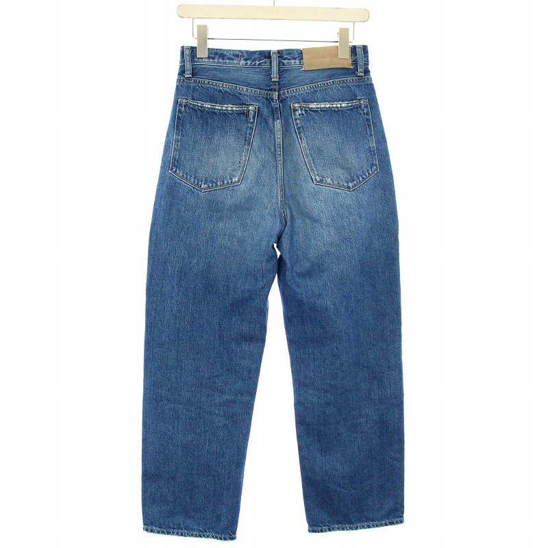 クロ KURO DENIM デニム パンツ ジーンズ テーパード ダメージ加工 W26 