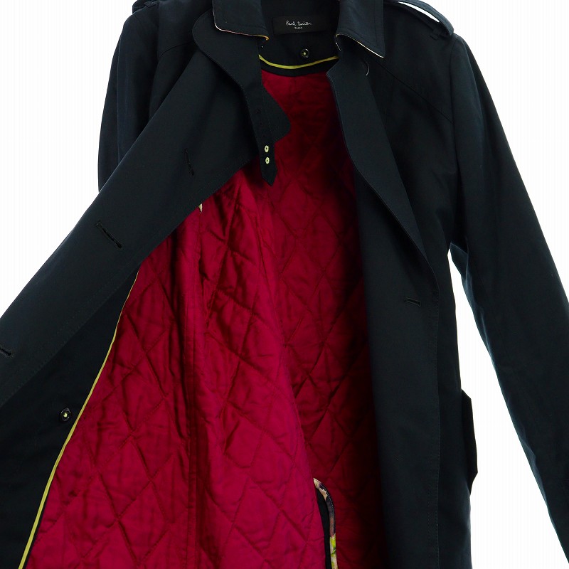 【美品/ライナー有】Paul Smith トレンチコート ベルト付 ブラック M トレンチコート / Paul Smith | ファッション通販 【公式通販】オン