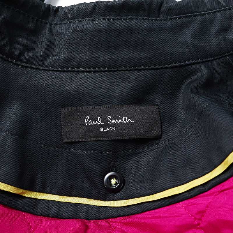 未使用✨　ポールスミス　トレンチコート　キルティング　ライナー　L ブラック　黒 ポールスミス ブラック Paul Smith BLACK トレンチコート ロング