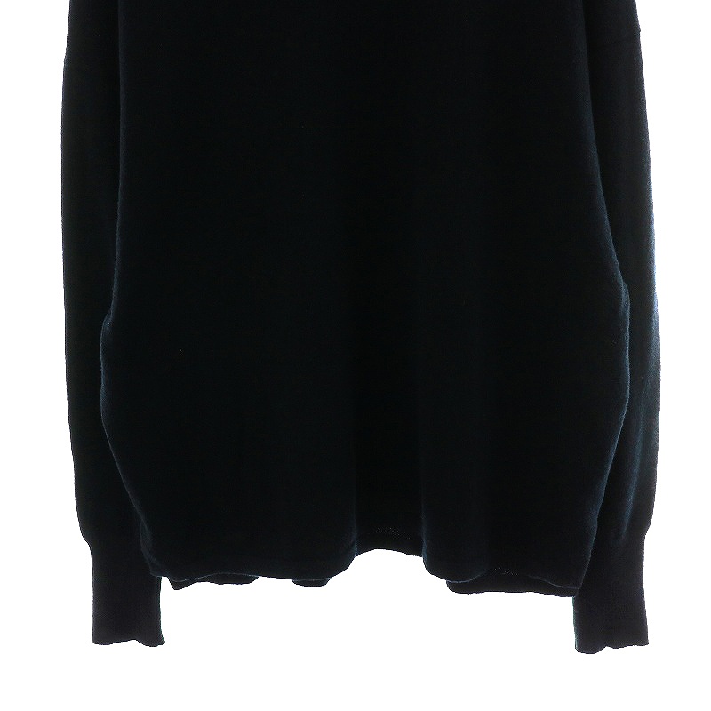 コモリ COMOLI 22AW コモリニット セーター 長袖 カシミヤ 紺 ネイビー 