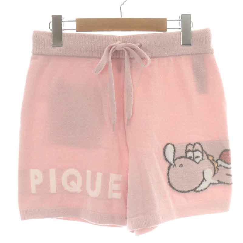 スーパーマリオ ヨッシーパーカ&ショートパンツセット ピンク