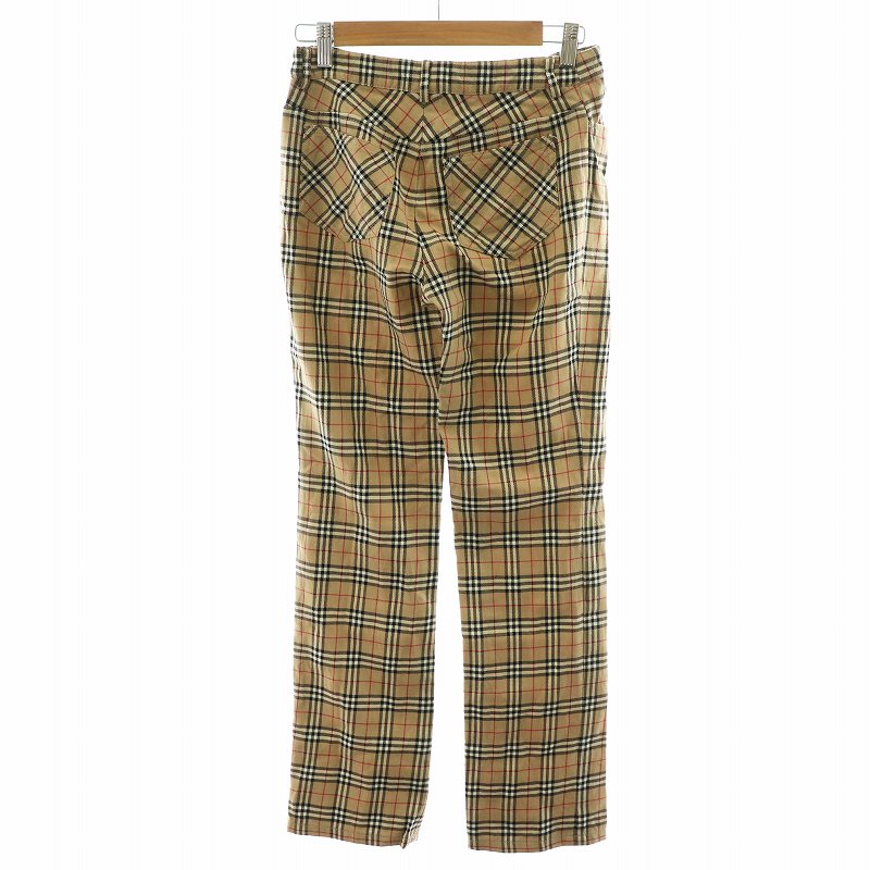 美品　バーバリー　ノバチェック　パンツ　チノパン　ジーンズ　総柄　W36 BURBERRY バーバリー パンツ ノバチェック チェック 36