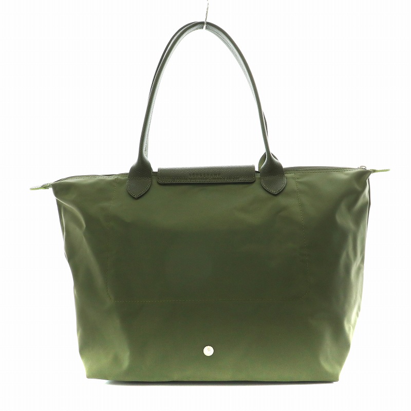 ロンシャンLONGCHAMP ルプリアージュグリーン Lショルダーバック