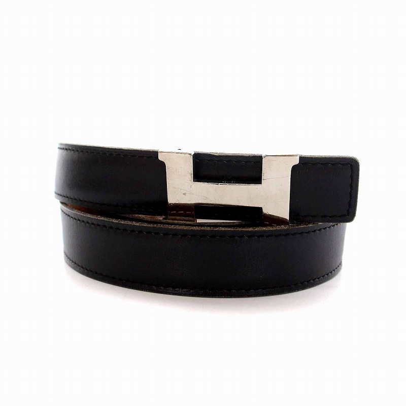 エルメス HERMES コンスタンス □G刻印 Hバックル ベルト レザー  