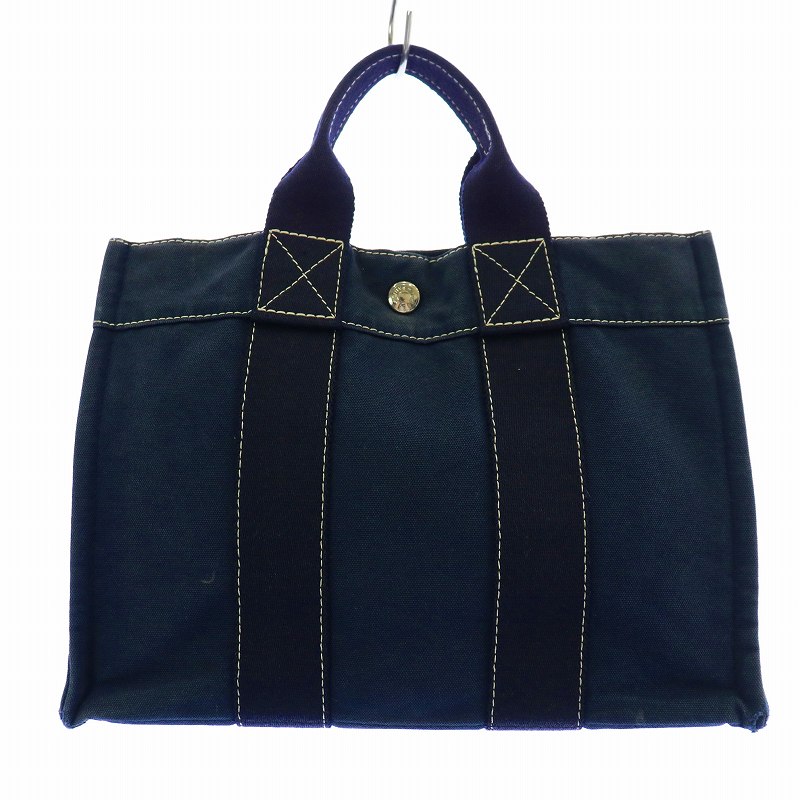 エルメス HERMES フールトゥPM トートバッグ ハンドバッグ キャンバス 