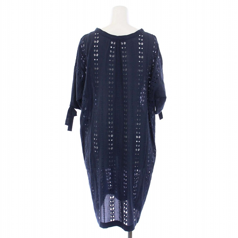 ミナペルホネン mina perhonen chiyo ワンピース チュニック 半袖 刺繍  