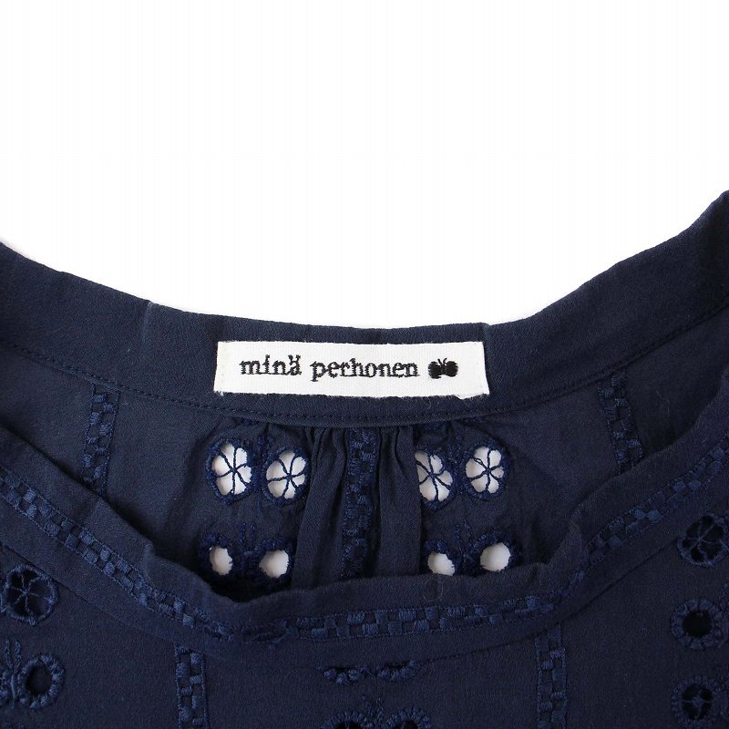 ミナペルホネン mina perhonen chiyo ワンピース チュニック 半袖 刺繍  