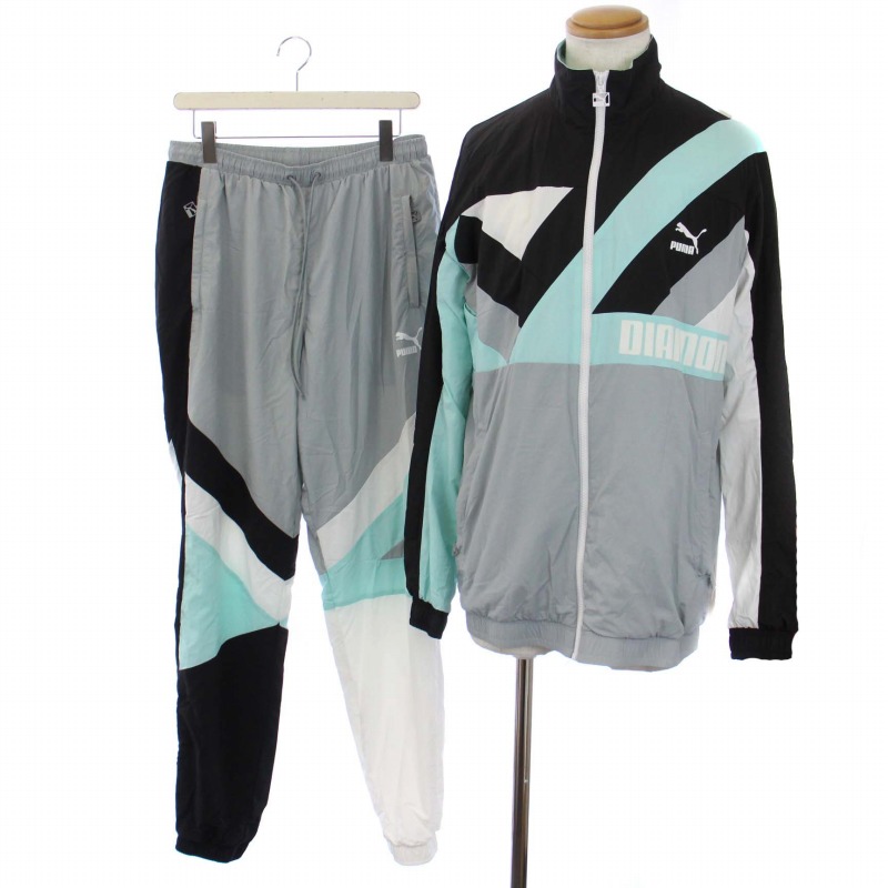 プーマ PUMA X DIAMOND WINDJACKET PANTS セットアップ ジャージ 上下 