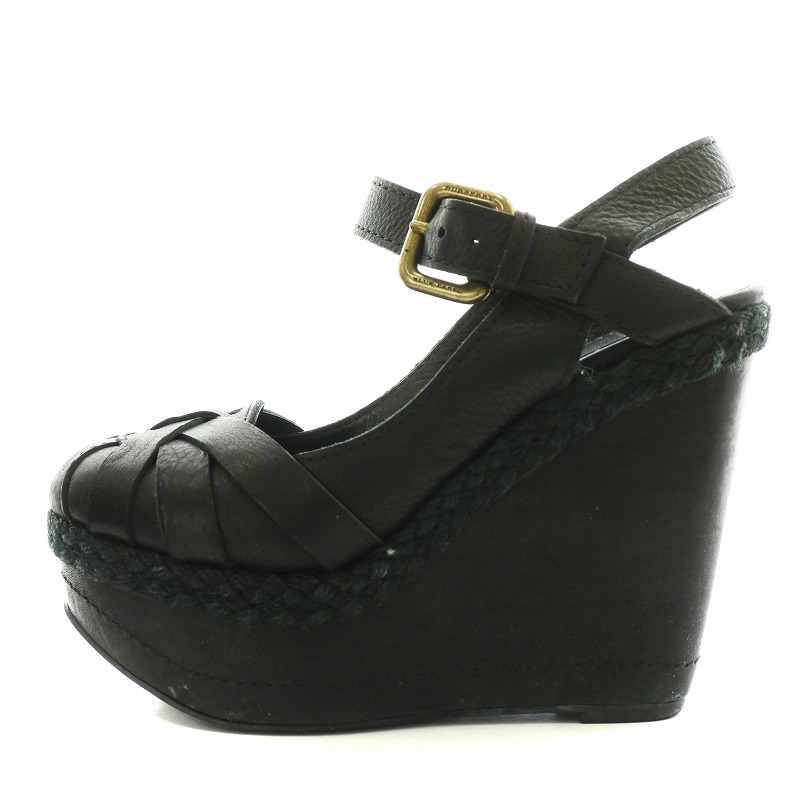 バーバリーブルーレーベル　サンダル　ヒールサンダル ウェッジソール バーバリーブルーレーベル BURBERRY BLUE LABEL サンダル