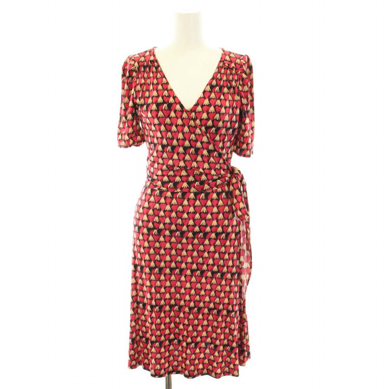 ヴィヴィアンタムドレス VIVIENNE TAM DRESS ラップワンピース ひざ丈 