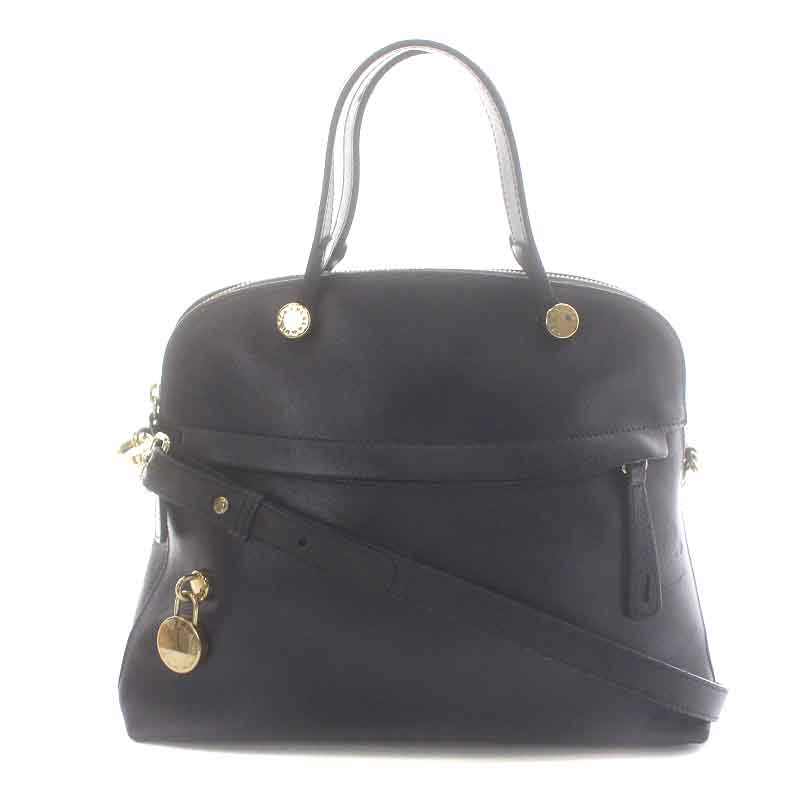 フルラ パイパー 2WAYハンド バッグ 極美品】FURLA フルラ パイパー S 