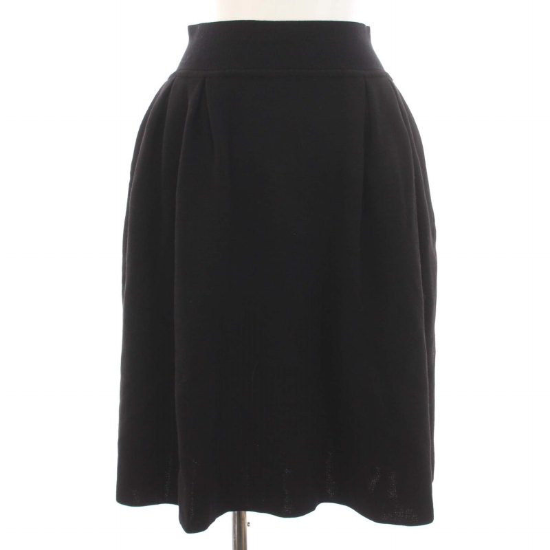 フォクシー ブティック FOXEY BOUTIQUE フレアスカート タック ひざ丈  