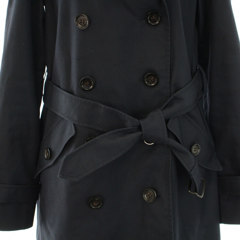 コーチ COACH トレンチコート アウター ミドル ベルト 裏地ロゴ