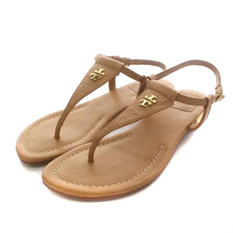 トリーバーチ TORY BURCH サンダル レザー フラット トング ストラップ 